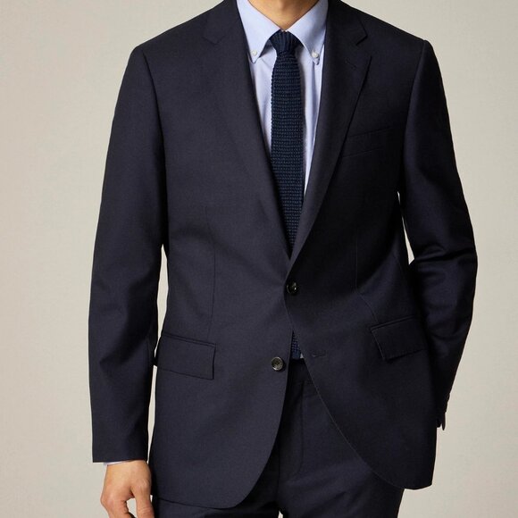 NWT J Crew Ludlow Slim-fit Suit Jacket in Italian Wool Navy 40R